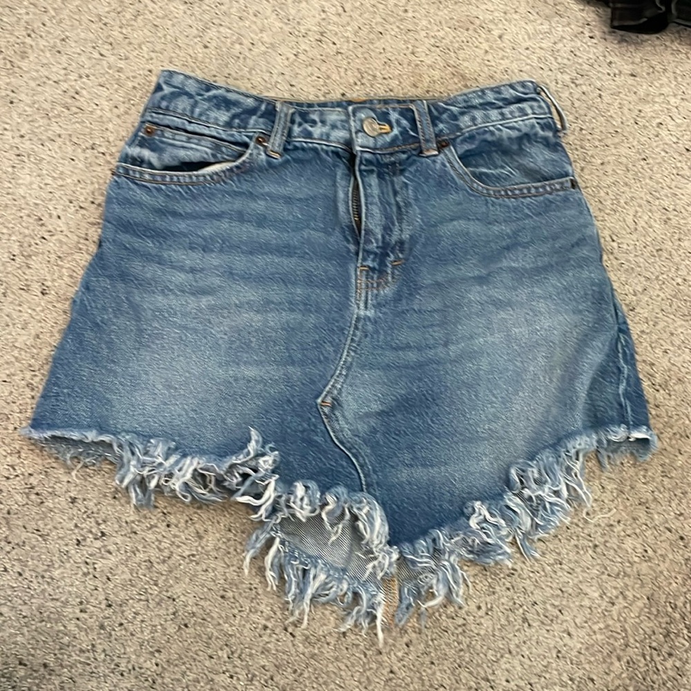 Free people mini skirt size 25